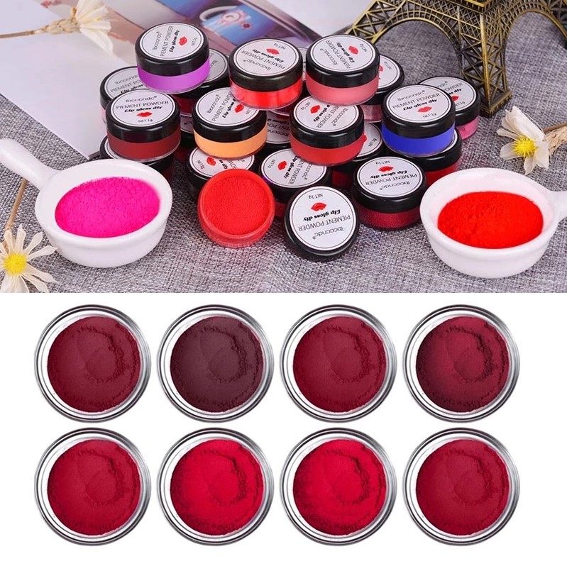 OMG diy Блеск для губ, порошок, материал для губ, глянцевый пигмент для самостоятельного изготовления блеска для губ, Набор для создания длинного блеска для губ, цвет, водостойкий пигментный порошок