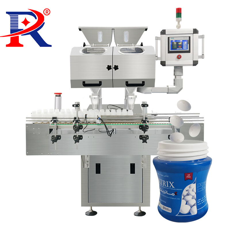 24 Channel 95 Bottle/Min Automatic Capsule Tablet Counting And Bottle Filling Machine