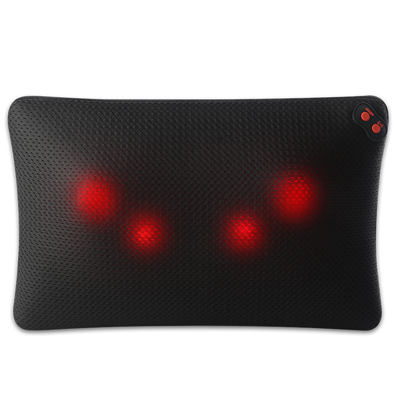 Home electric massage head pillow low voltage cervical massager shiatsu pillow with heat vibrating massage pillow for sleep