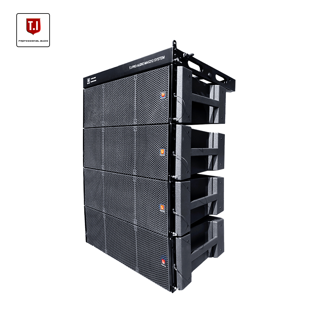 Professional Dual 12 Inch Line Array Speaker Complete Set 3 Way Passive Waterproof Sound System for Audio Sound Equipment