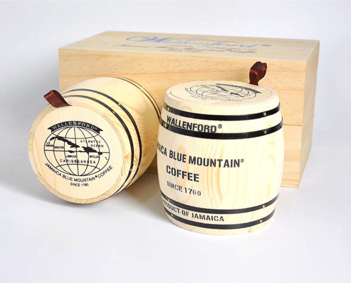 custom manufacturer high quality coffee keg varnish finish small wooden barrel packaging