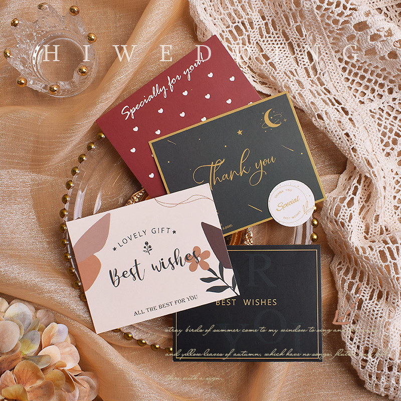 OEM Printed Wedding Invitation Card Business Discount Holiday Greeting Card Printing Birthday Christmas Gift Card