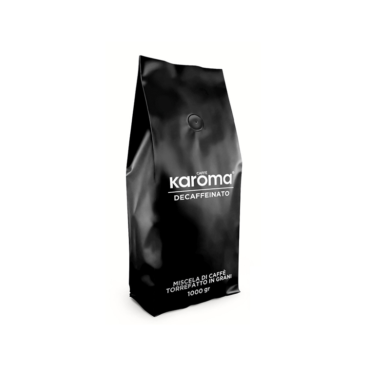 Итальянские кофейные зерна Karoma Arabica и Robusta Премиум кофейные зерна с дескафеином