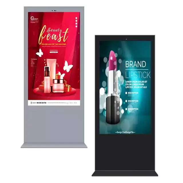 Public advertising Latest design hot selling ultra thin customized outdoor touch screen IP65