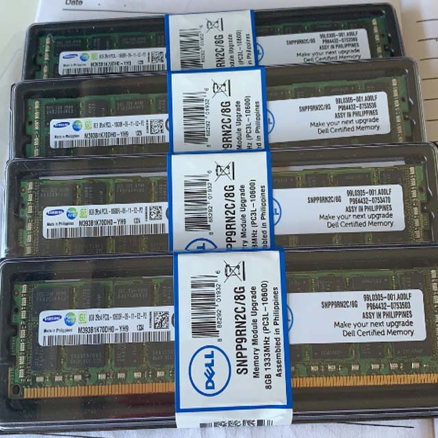 Высококачественная оперативная Память Dell 64 Гб DDR4 LRDIMM 2666 МГц 2933 3200 Серверная ОЗУ 64 Гб ddr4