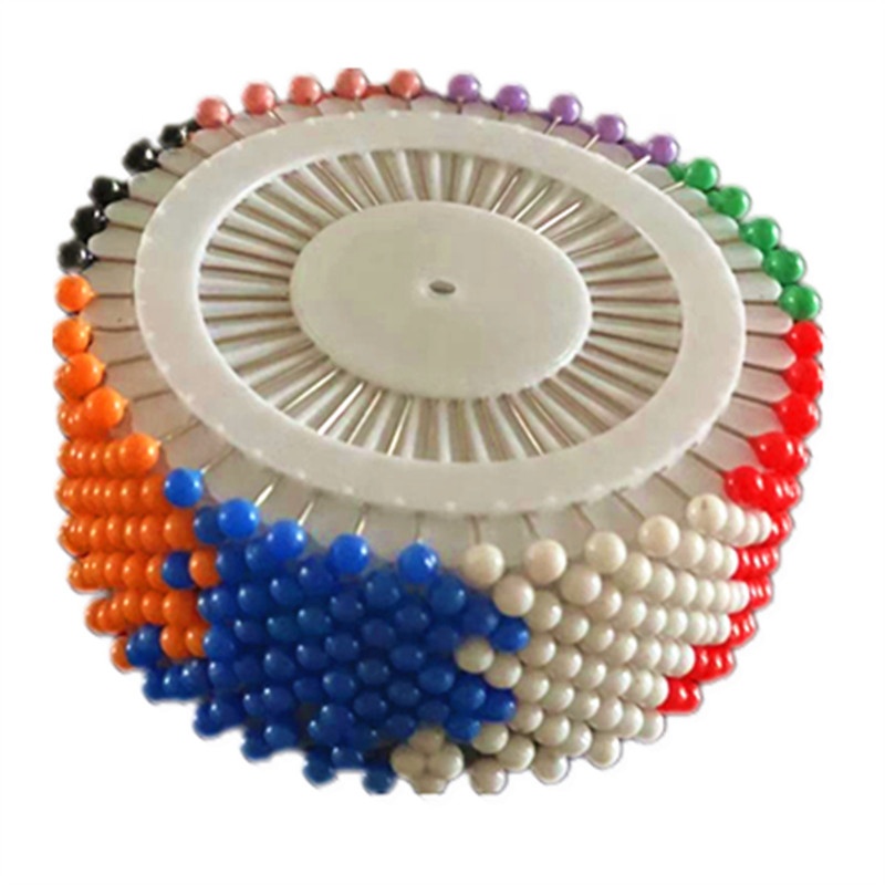 Color bead needles clothing vertical tailoring positioning pins bouquets pearl needles jewelry photo frames Round pearl pin