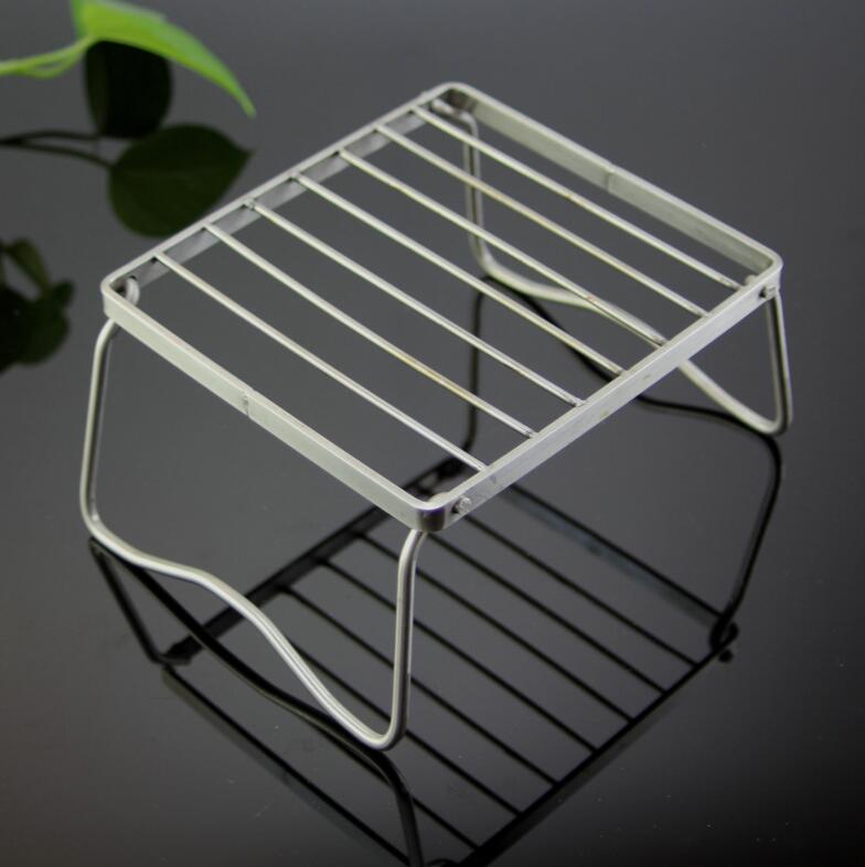 Outdoor Portable Mini Stainless Steel Burner Bracket Barbecue Set Pot Bracket Bakeware Bracket Grill Mesh Small