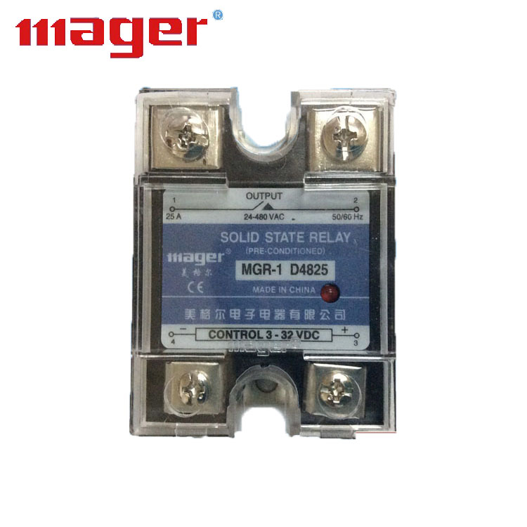 Магер SSR DC-AC rolid твердотельное реле MGR-1 D4810 D4820 D4825 D4840 D4850 D4860 D4875 D4880 10A 20A 25A 40A 50A 60A переключатель