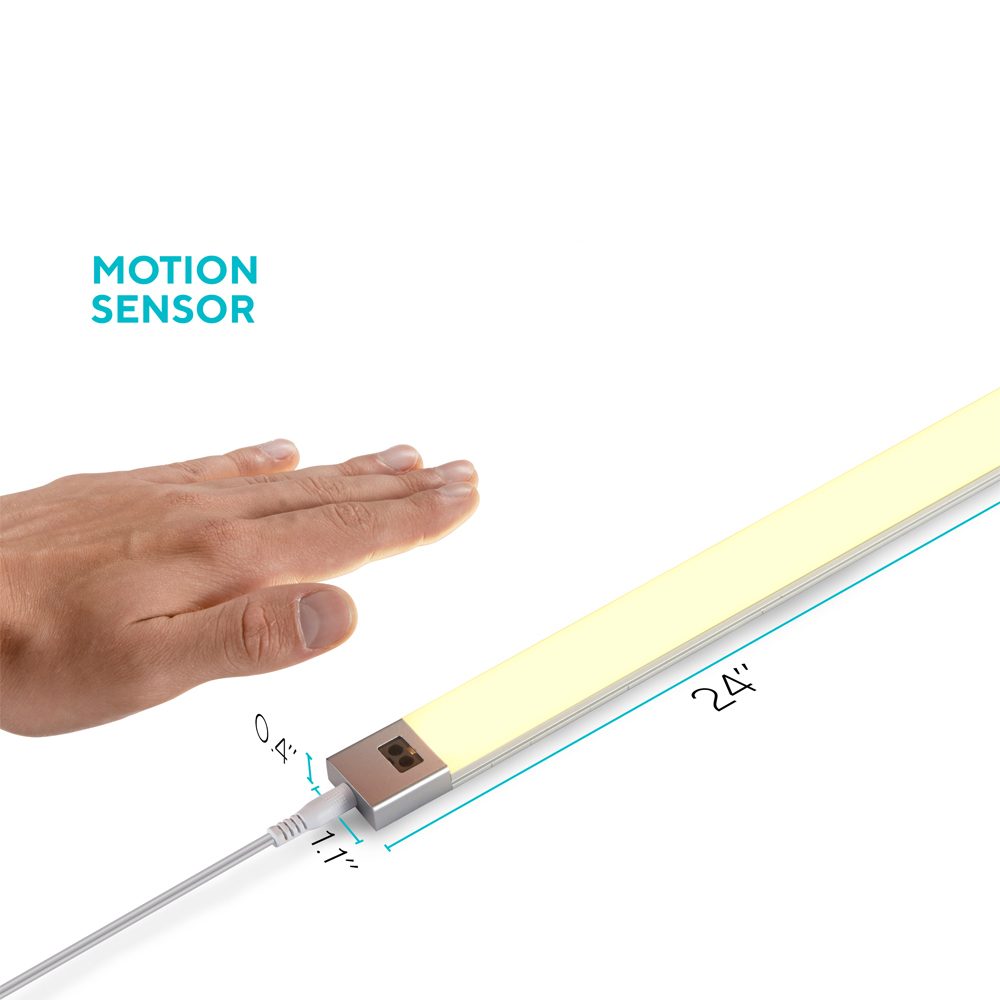 High quality ultra thin bright Led anodized aluminium color change dimming LED bar light Switch for kitchen with CRI 90