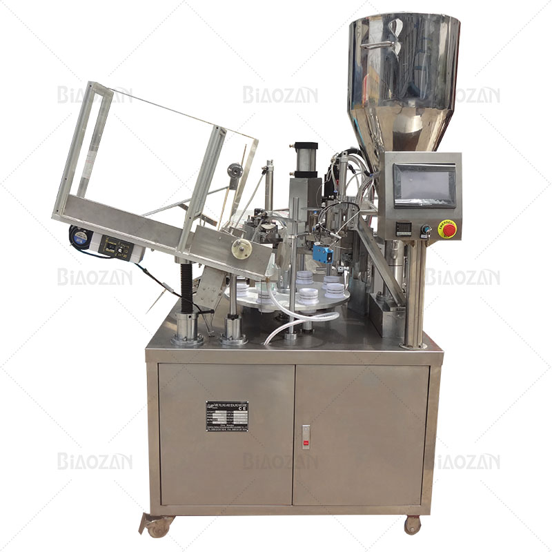 Fully Automatic Plastic Toothpaste Tube Soft Cosmetic Cream Paste Tube Filling Sealing Machine