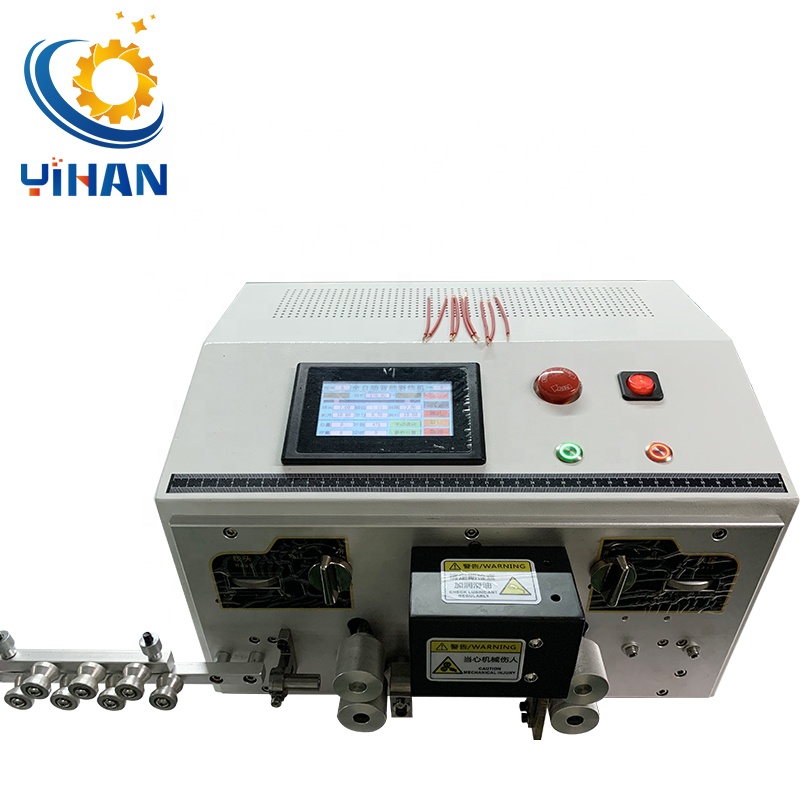 YH-900-H06 Автоматическая плоская оболочка многоядерный жгут провода кабеля полностью автоматическая машина для резки и зачистки на Плоском Каблуке; Обувь с оболочкой из проволоки