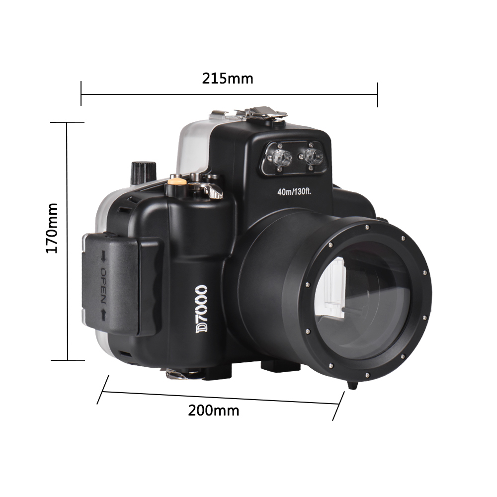 Водонепроницаемый корпус для камеры Seafrogs D810 для Nikon D810 IPX8 60 м/195 футов чехол для подводной камеры для дайвинга