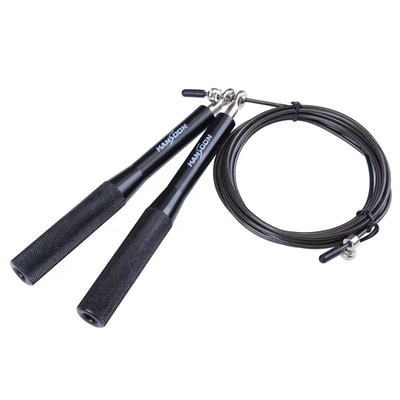 2020 hot sale aluminum handle adjustable length high speed jump rope for fitness training crossfit