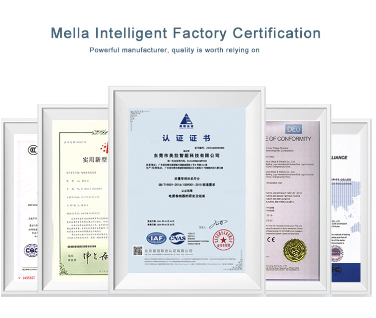 2022 US EU UK AU Plug Power Cables Wires Device Power Cord Automatic Retractable Reel