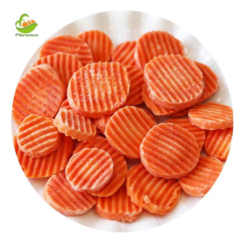 Сертификат кошерного зазора BRC HACCP, высокое качество, быстрая доставка, замороженный круг моркови IQF