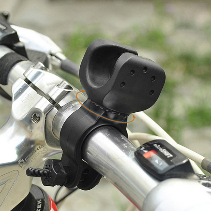 360 Degree Rotation Bicycle Light Bracket Bike Front Light Lamp Torch Clip Bike Flashlight Mount