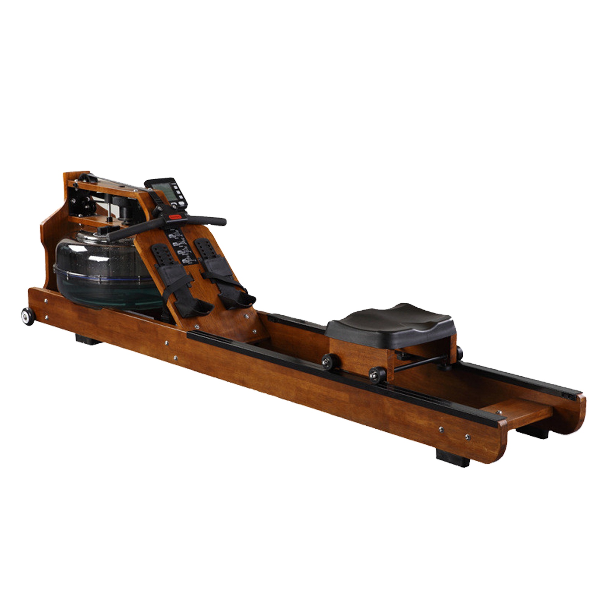 MND-W4 wooden water rower fitness machine straight and foldable wooden water rower for gym home