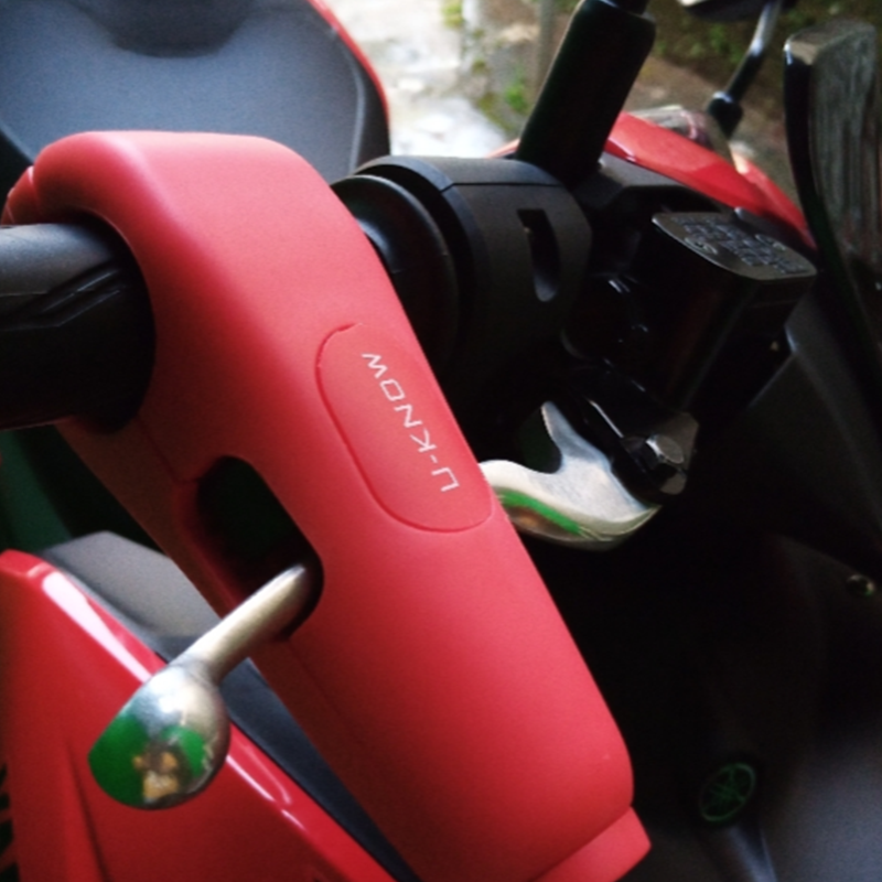 New arrived motorcycle lock with alarm handlebar lock for Anti Theft