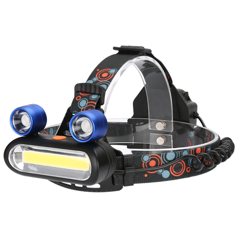 New USB Waterproof Rechargaeable led headlight head aluminum headlamps LED headlamp For Hiking Running