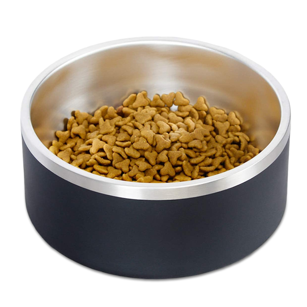 Stainless Steel Round Pet Bowl Bowl Dog Insulated Dog Bowl