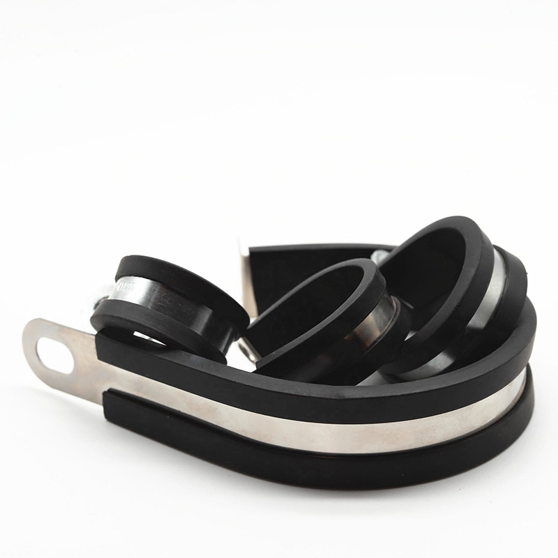 Fixing Clamps With Rubber P-Clip