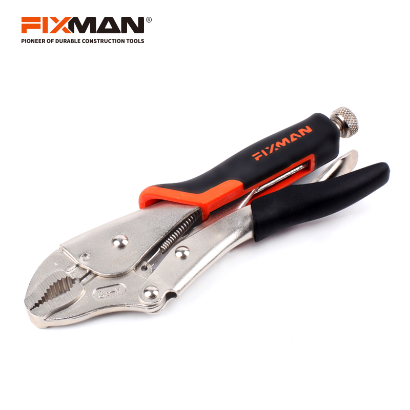 FIXMAN Overall Length Curved Straight Jaw Pliers Vice Grip Locking Pliers 10"