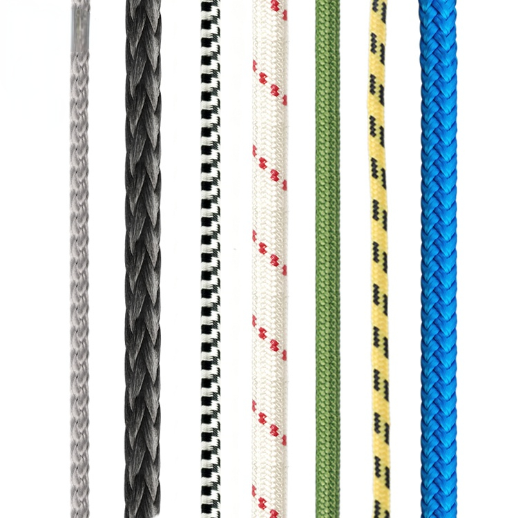 Двойной плетеный 12 нитей Плетеный каток из uhmwpe полиэтилена amsteel веревка