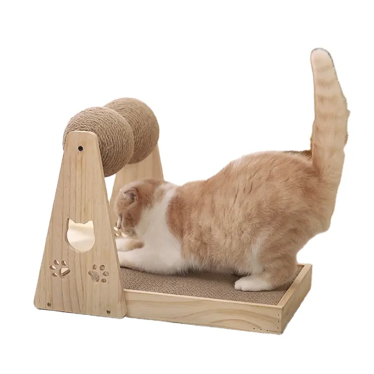 2021 China factory wholesale cat toy cat scratcher cardboard interactive pet toy Cat scratch board