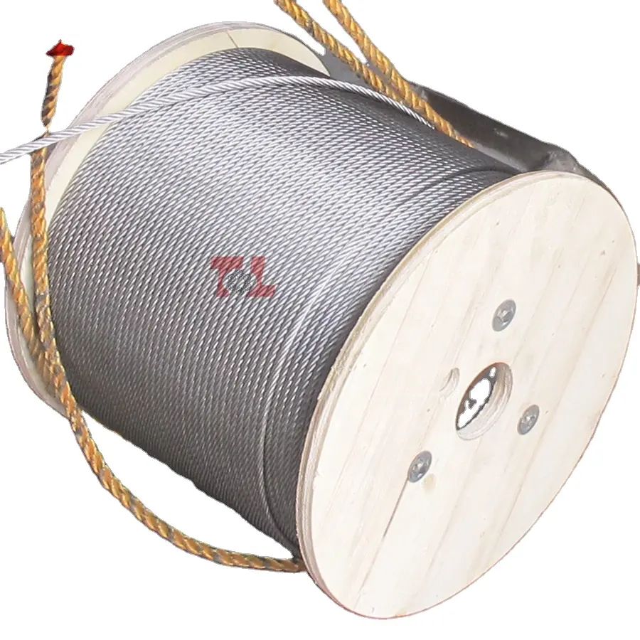 High Strength Stainless Steel 316 304 Wire Rope Wire Cable For Wire Rope Sling