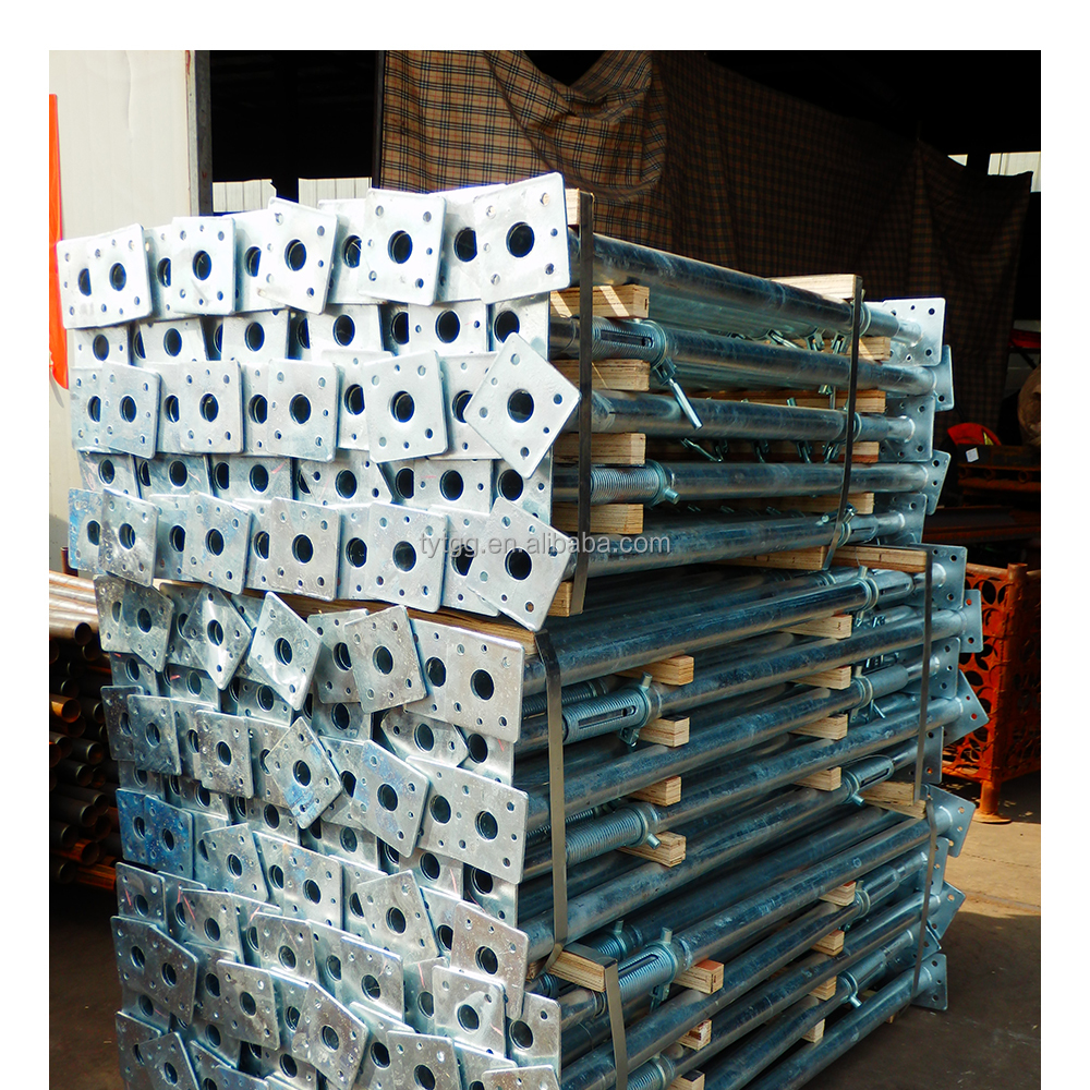 Galvanized Steel Acro Props Shuttering Jacks Steel Acrow Shoring Scaffolding Steel Prop