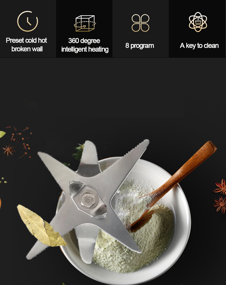 1.75L promotion model high speed blender juice mixer with heating function blender electric mixer