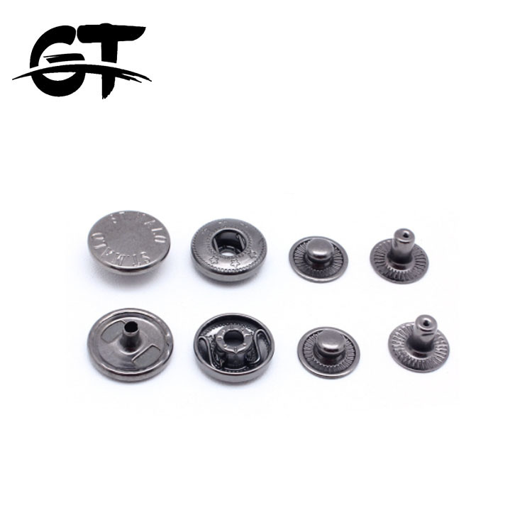 custom made garment accessories colored zinc alloy metal snap button for jackets
