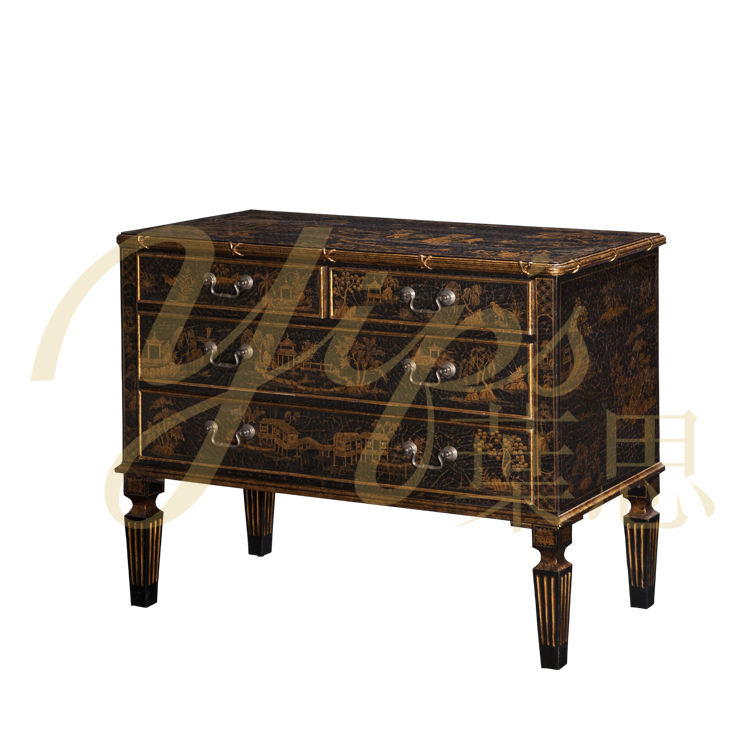 Yips LD-1403-1164 китайская серия, ручная роспись, китайский узор, гостиная, античный классический боковой шкаф