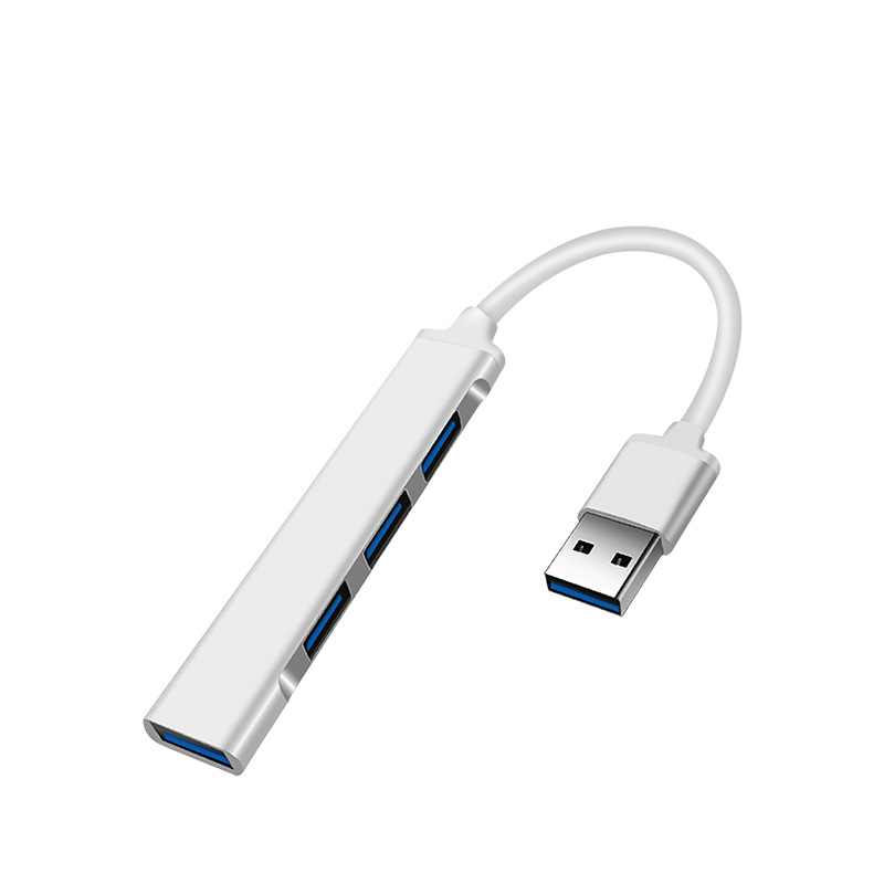 Usb-концентратор 3,0 автомобильный расширитель USB hubbбыл 4 порта мульти-usb разветвитель адаптер из алюминиевого сплава для подходит Lenovo для ПК Компьютерные аксессуары