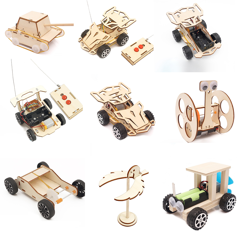 New STEM Toys Educational Wood Puzzle Set Assembly Montessori Wooden Science Toy For Kids