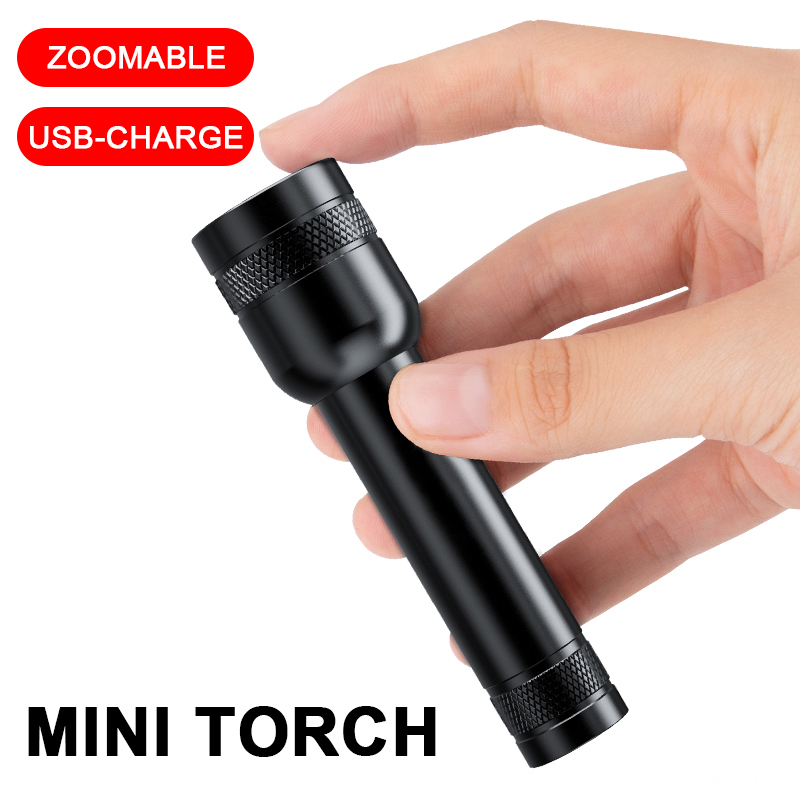 Горячая Распродажа Amazon, миниатюрный фонарик с зарядкой от USB, перезаряжаемые Водонепроницаемые светодиодные фонарики IPX4, масштабируемые фонарики Handybrite, 5000 люмен