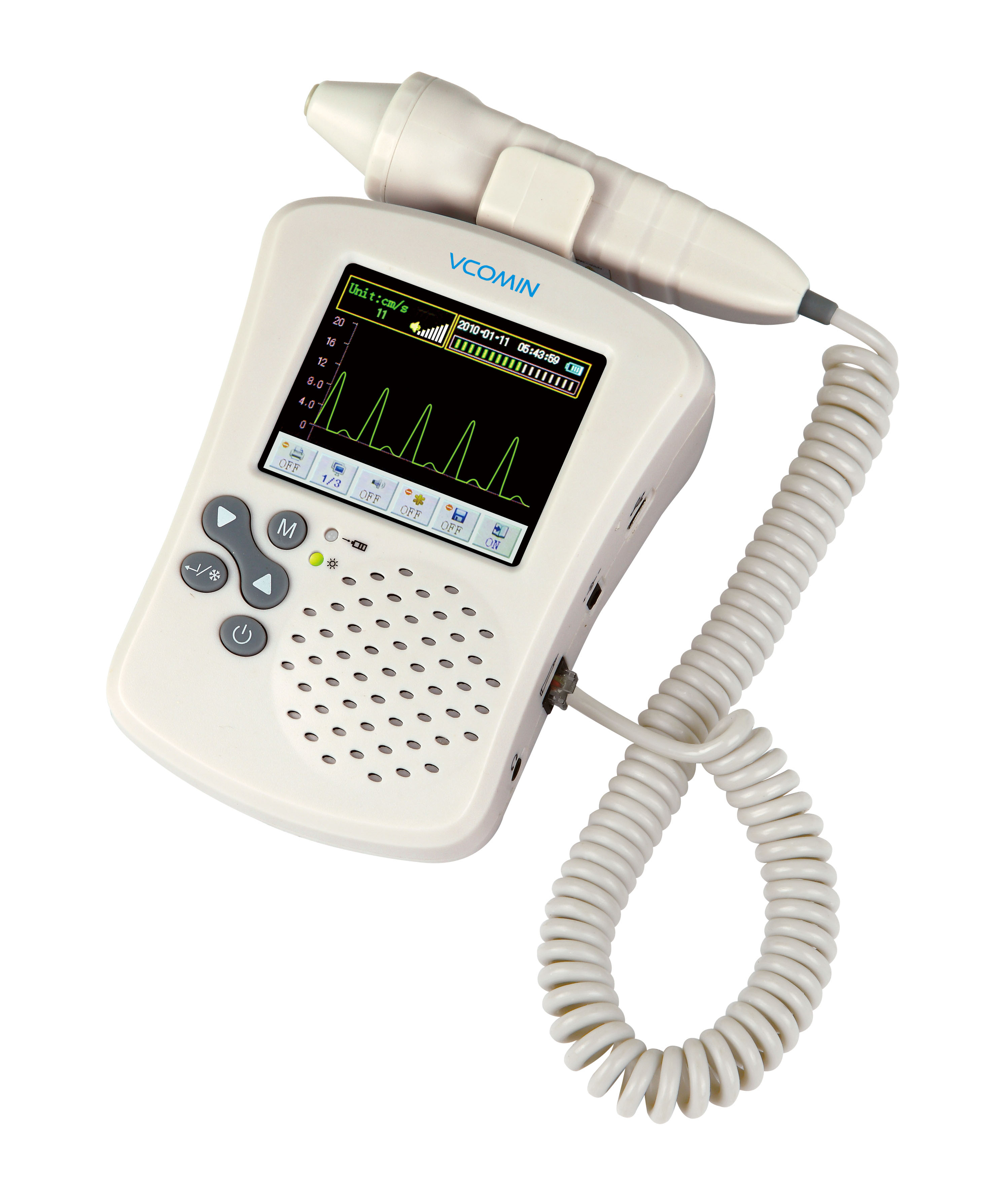 Factory wholesale portable vascular doppler for detecting arterial and venous blood flow velocity