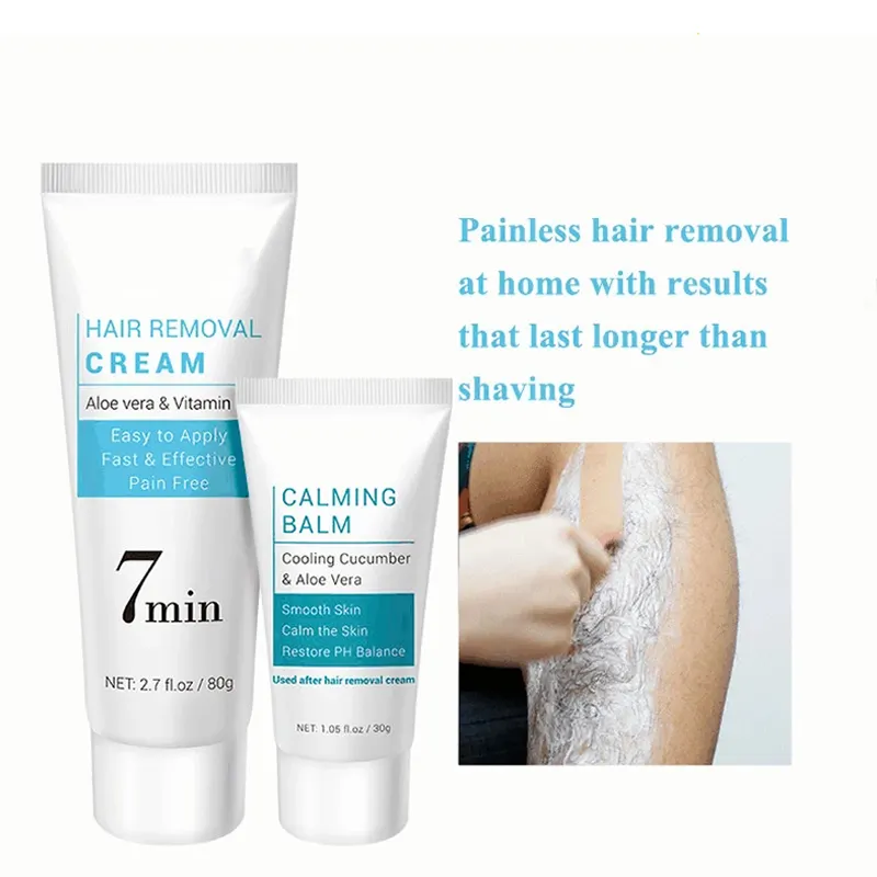 natural organic Painless Pubic Hair spray permanent remover man face body portable facial for women armpit hair removal cream
