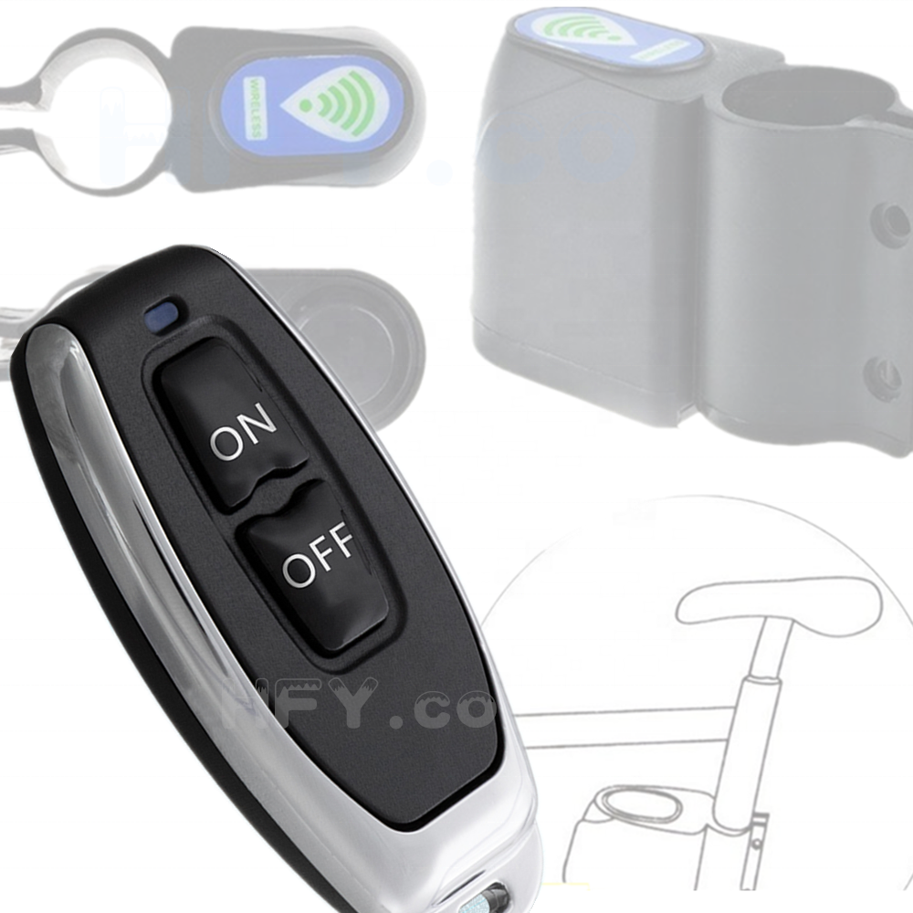 Bicycle Lock Anti-theft Cycling Wireless Remote Control Alarm transmitter wireless remote