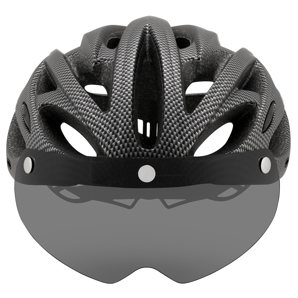 Road mtb Bike Mountain Bicycle Helmet Skateboard Sports Cycling Helmet with Polarized glasses