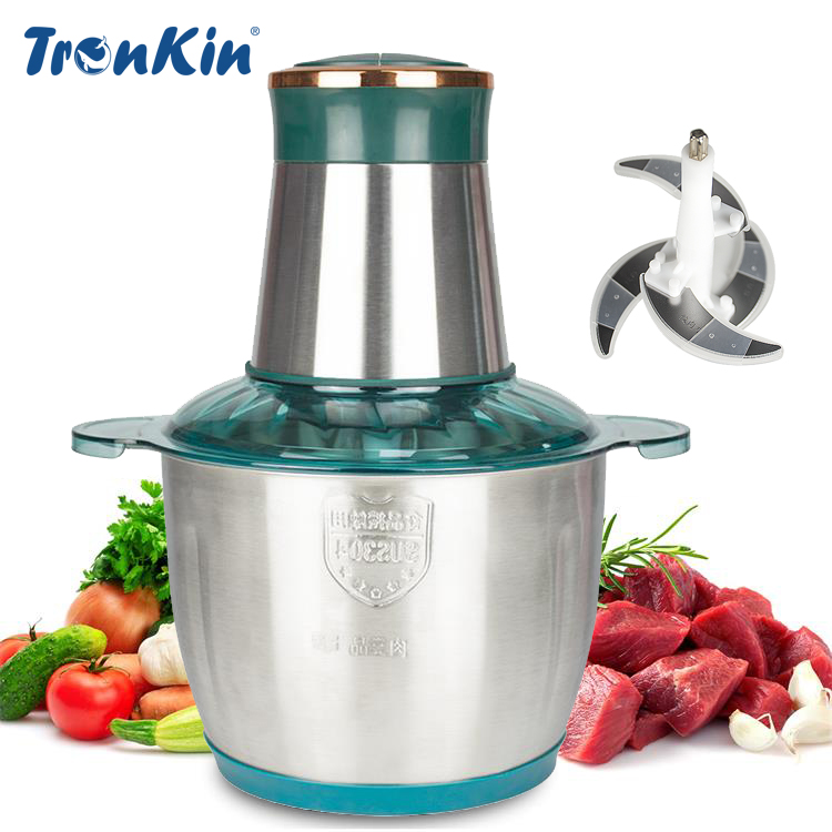 Tronkin 2L 3L Мясорубка шлифовальная машина из нержавеющей стали профессиональная Мясорубка электрическая мясорубка