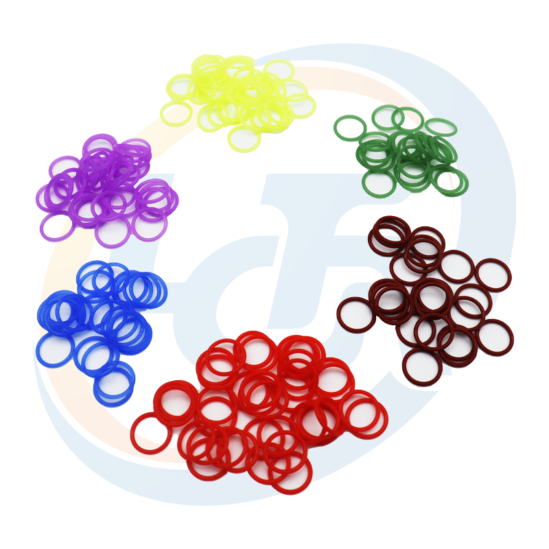 LongCheng China Factory Custom NBR/EPDM/CR/FKM/SILICONE O-Ring Seals High Quality Rubber silicone ring from the Source