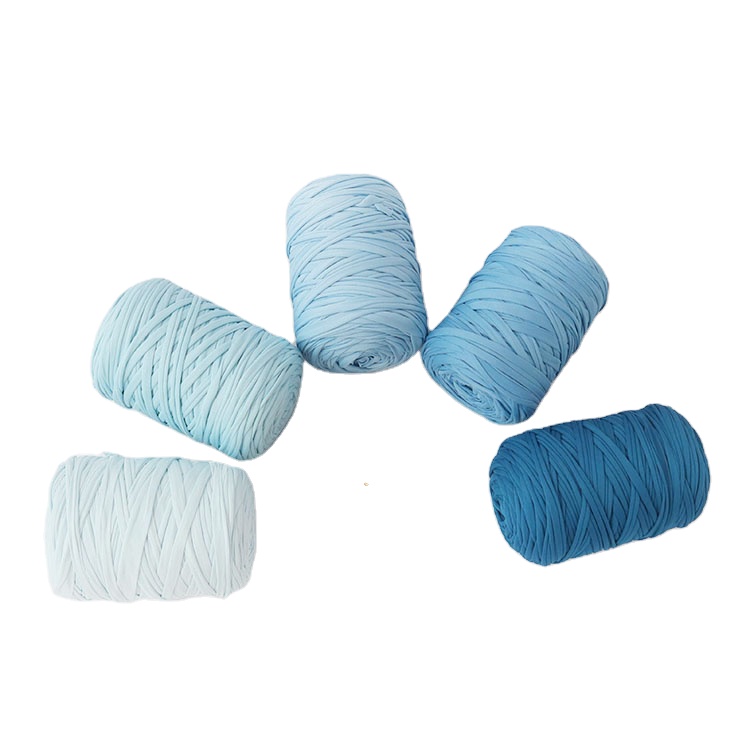 T Shirt Yarn Bag Woven Tshirt Yarn 400G Crochet Recycled Cotton T-Shirt Yarn