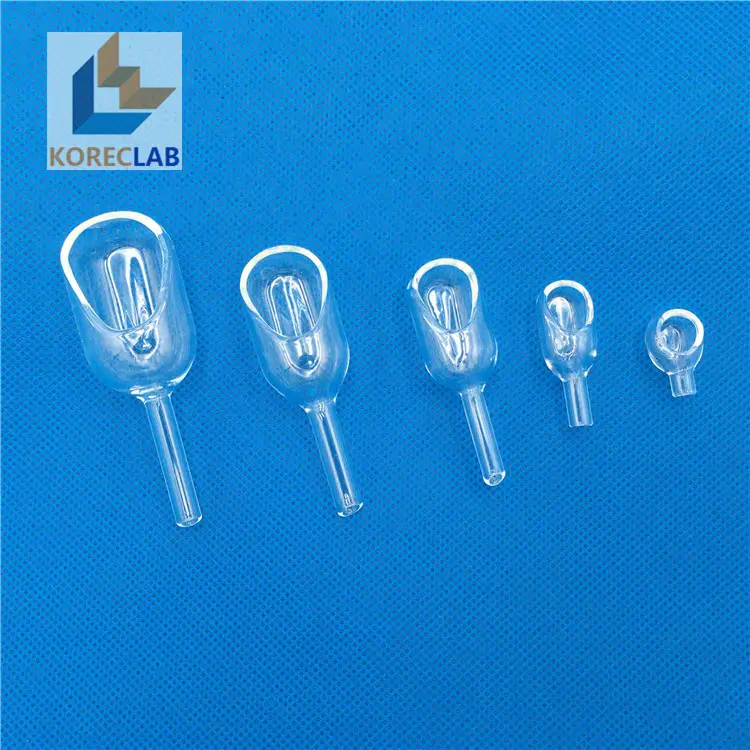 Laboratory Glassware Scoop Shape Glass Lab Weighing Funnels