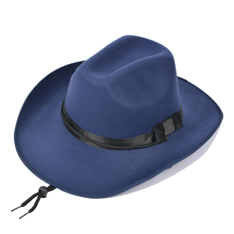 Custom Cowboy Hat Wholesale Mexico Brim Sombreros Western Felt Texas Cowboy Hats