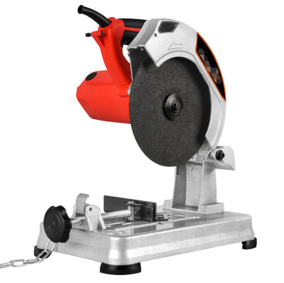 Small domestic portable wood, steel and metal profile cutter