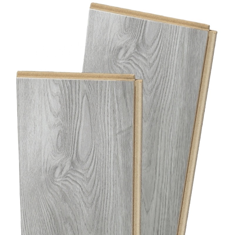 Modern 8mm SPC Floor with Cork Pad Click-lock Vinyl Indoor Flooring PVC Waterproof Smooth Hotel Wooden Floor Tiles Indoor CN;JIA