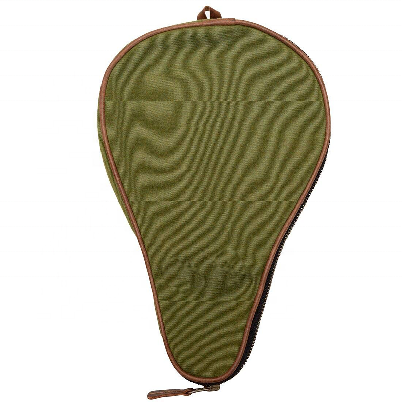 Factory Wholesale Water Resistant Ping Pong Paddle Carry Case Travel Table Tennis Protector Pouch