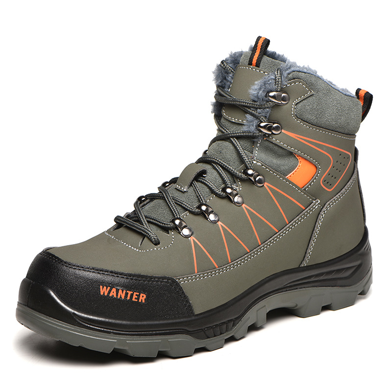 Manufacturer New anti smashing anti puncture and waterproof men's safety shoes four seasons