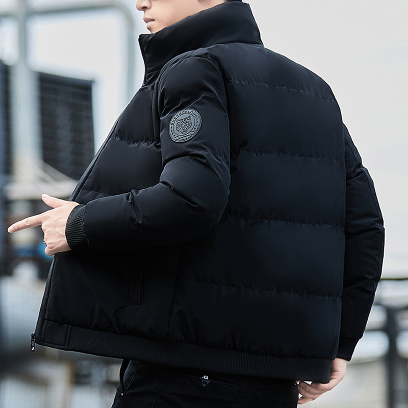 2021 Winter mens fashion casual Windbreak Polyester filled cotton clothes outdoor jackets coat wholesale